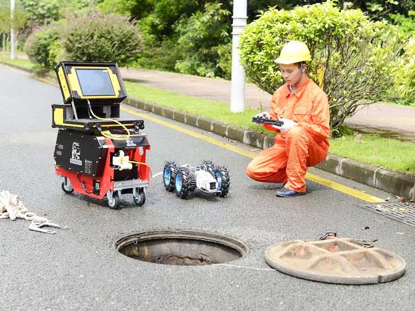 新宁管道机器人检测